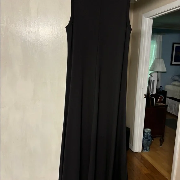 Chico's Black A-line Maxi Dress size 1 (8-10) - Picture 4 of 7